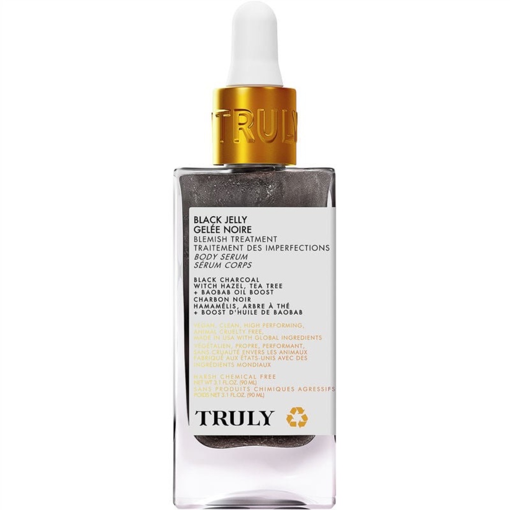 TRULY Black Jelly Charcoal Blemish Treatment Body Serum 
New